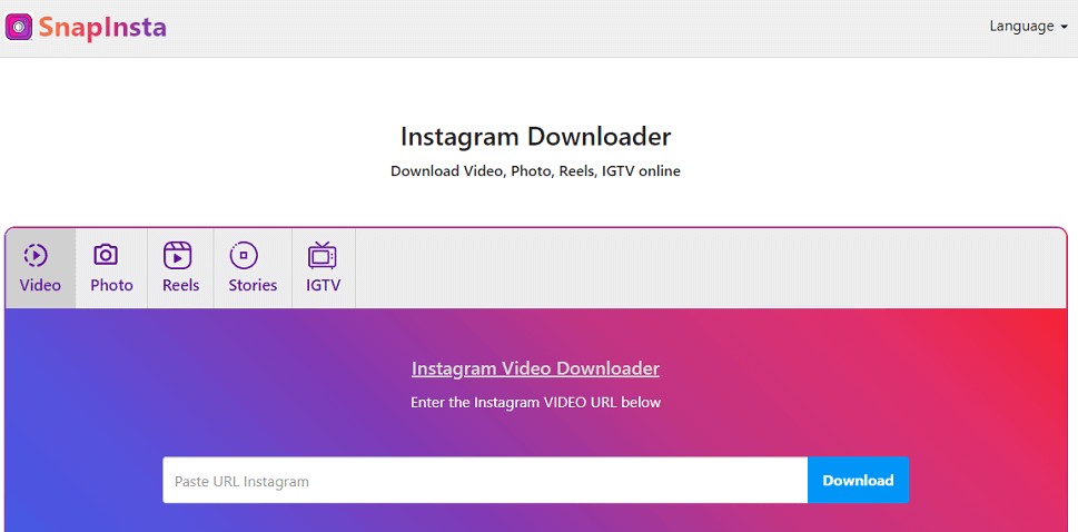 Online video downloader - download video