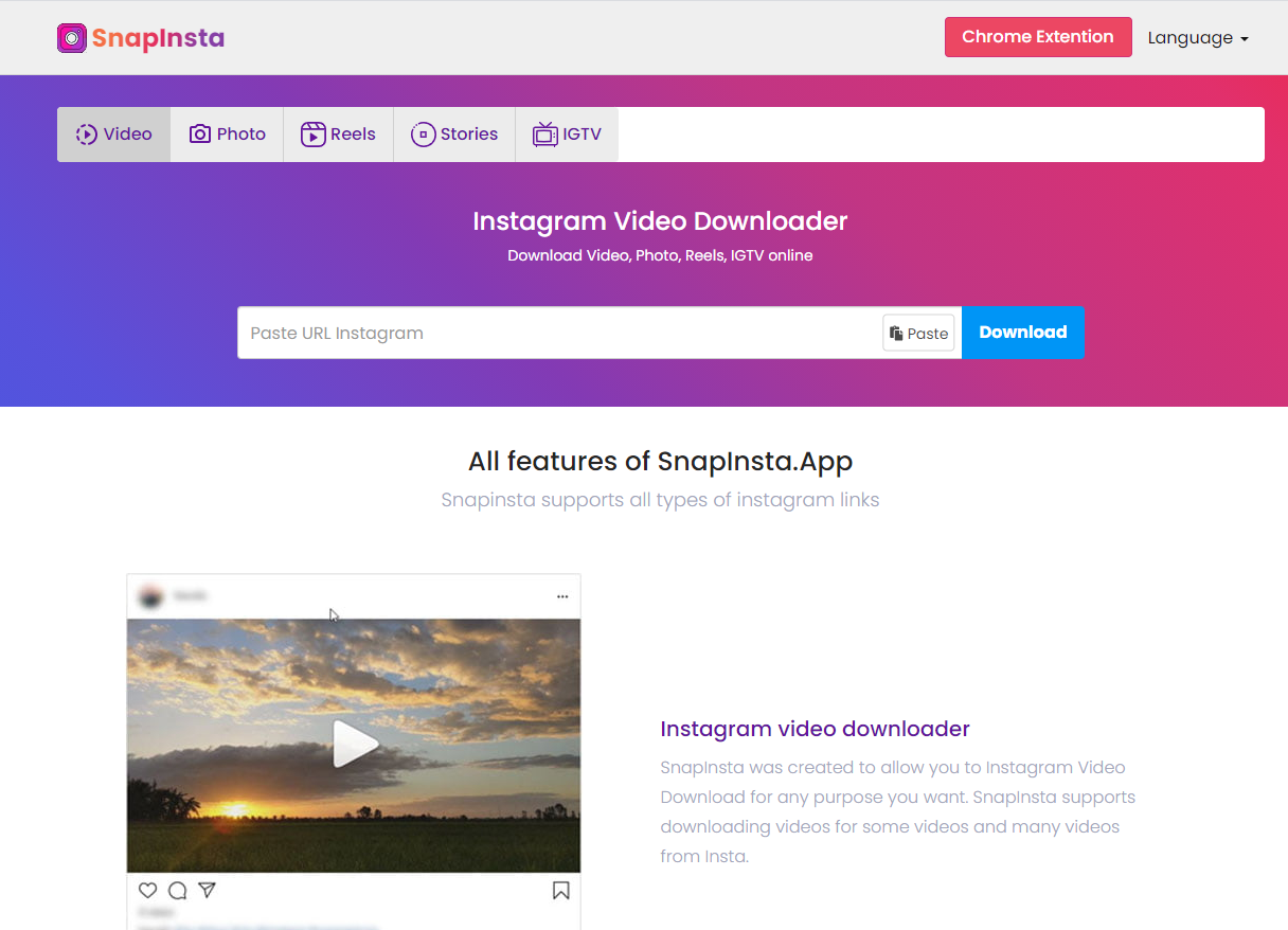 SnapInsta.App – Best tool Instagram downloader 2021